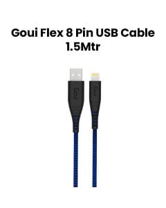 Goui Flex 8 Pin USB Cable 1.5m - Blue |G-NT15-8PIN-B