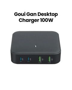 Goui GAN 100W Desktop Charger - UK Plug - Black |G-GAN100W-K