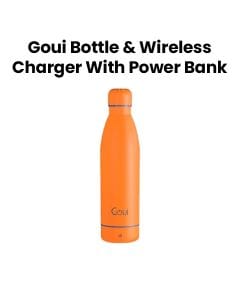 Goui Loch Bottle Wireless Charger & Power Bank - Orange |G-BOT-ON