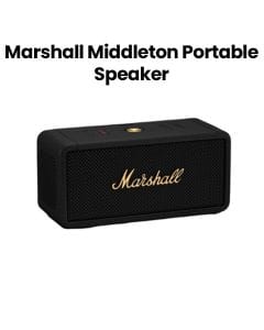 Marshall Portable Speaker - Black and Brass |Middleton
