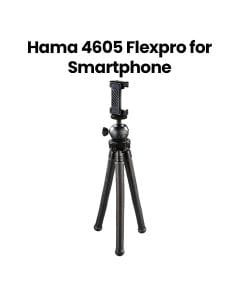 Hama FlexPro Tripod for Smartphone, GoPro, and Photo Cameras 27cm - Black |4605