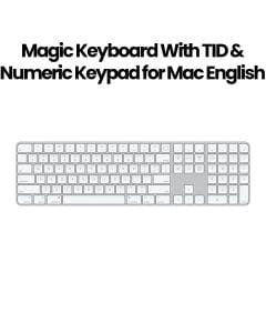 Apple Magic Keyboard with Touch ID and Numeric Keypad for Mac Computers - White | MK2C3LB/A