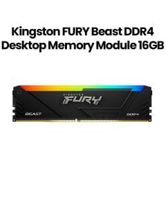 Kingston 16GB DDR4-3600 Desktop Memory Module - Fury Beast RGB |KF436C18BB2A/16