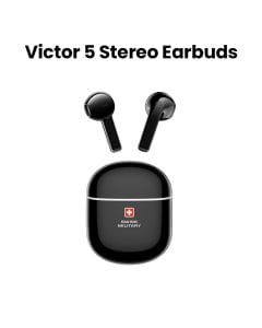 Swiss Military TWS Victor5 Stereo Earbuds - Black |SM-TWS-VICTOR5