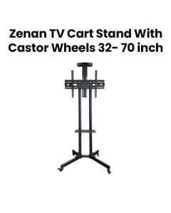 Zenan TV Stand with Castor Wheel - Black |ZTS-CD800S