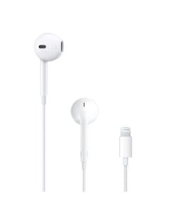 Apple EarPods with Lightning Connector, High-Quality Audio, Built-In Remote, Integrated Microphone, Sweat & Water Resistant Design | White - MWTY3ZM/A