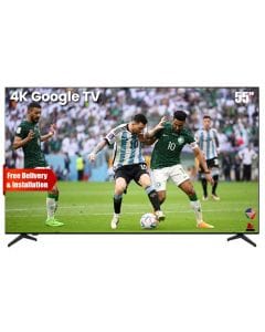 Sharp 55" 4K Google TV, Frameless Design | 4T-C55FJ1NX