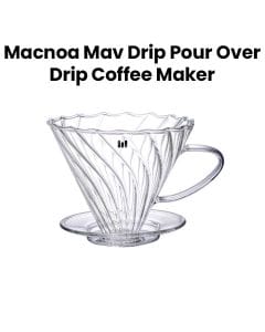 Macnoa MacV Drip Pour Over Coffee Maker - Clear | MA-24VDRP-CL