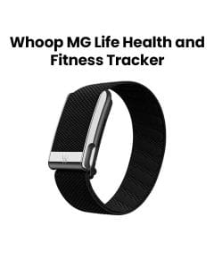 Whoop MG Health and Fitness Tracker with 12 Months Subscription- Obsidian Titanium Band |LIFE
