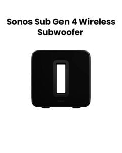 Sonos Sub Gen 4 Premium Wireless Subwoofer, Seamless Wireless Connectivity, Versatile Design, Trueplay Sound Optimization - Black - SUBG4UK1BLK