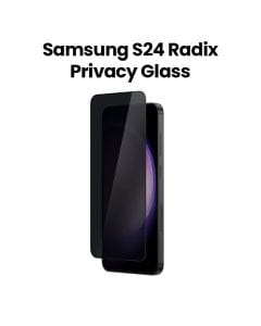 Amazingthing Radix Privacy Glass Screen Protector for Samsung S24 – Black | S24PRCGLA