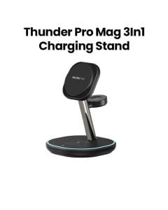 Amazingthing Thunder Pro Mag 3-in-1 Wireless Charging Station with Stand – Black | TP24002BK
