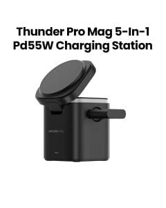 Amazingthing Thunder Pro Mag 5-in-1 PD55W Wireless Charging Station – Black | TP24001BK