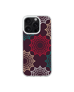 iPhone 16 Pro Transparant Caseprinted With Geometric Pattern