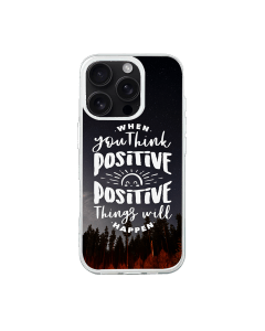 iPhone 16 Pro Transparant Case Printed With Positive Lettering With Photo