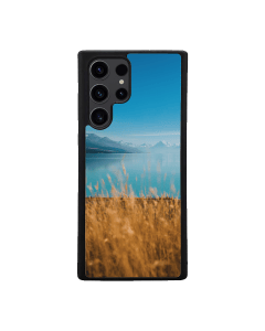 Samsung S24 Ultra Black Case  Printed With Vertical Shot Lake Pukaki Mount Cook