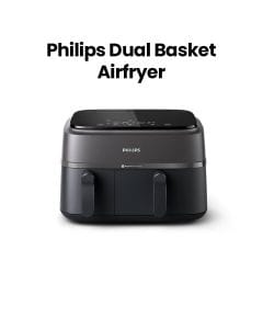 Philips Series  3000 Dual Airfryer 2-Basket Cooking 9.0L | Black | NA350/00