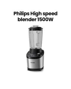 Philips Series 7000 High Speed Blender 1500W Glass Jar | Black | HR3760/00