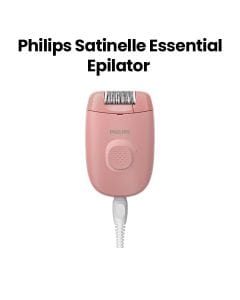 Philips Satinelle Essential Epilator Gentle Hair Removal | White/Pink | BRE229/00
