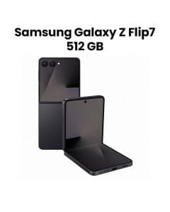 Samsung Galaxy Z Flip7 5G Smartphone 512GB with FlexWindow Display, Galaxy AI Features, Dual Rear Cameras & Foldable Pocket Design | Jet Black - SM-F766BZKEMEA