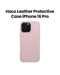 Hoco Leather Protective Case for iPhone 16 Pro | Pink | DG29