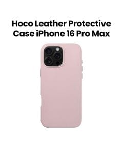 Hoco Leather Protective Case for iPhone 16 Pro Max | Pink | DG29