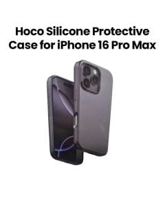 Hoco Silicone Protective Case for iPhone 16 Pro Max | Black | DG30