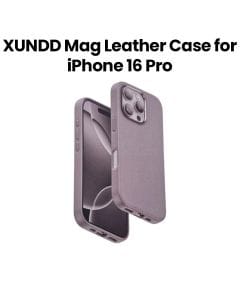 XUNDD Mag Leather Case for iPhone 16 Pro | Grey | XDD-0027