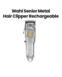 Wahl Senior Metal Hair Clipper Rechargeable 100-240V | Silver | 3000121
