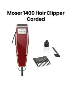 Moser 1400 Hair Clipper Corded 220-240V | Red | 1400-0150