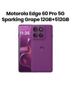 Motorola Edge 60 Pro 5G 12GB+512GB Smartphone | Sparking Grape | PB7X0041AE (XT2507-1)