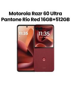 Motorola Razr 60 Ultra 16GB+512GB Smartphone Pantone Edition | Rio Red | PB8R0014AE (XT2551-6)