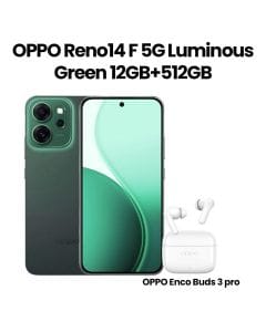 Oppo Reno14 F 5G 12GB+512GB Smartphone | Luminous Green