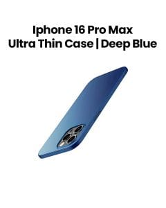 iPhone 16 Pro Max Ultra-Thin PC Matte Case – Deep Blue