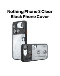 Nothing Phone 3 Soft Bumper Case Full Back Protection | Dark Grey