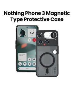 Nothing Phone 3 Shockproof Magnetic Protective Case | Black