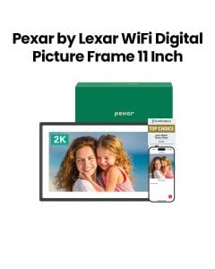 Pexar 11" Digital Frame 2K Resolution Anti-Glare Touch Screen | Black | PX-110BLKGL