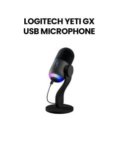 Logitech G Yeti GX Dynamic RGB Gaming Microphone with LightSync USB | Black | Yeti GX