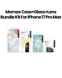 Momax Case + Glass + Lens Bundle Kit for iPhone 17 Pro Max 6.9"