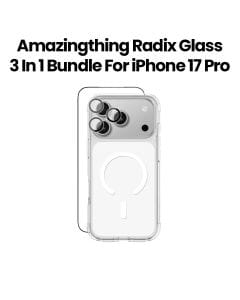 AmazingThing Radix 3-in-1 Bundle for iPhone 17 Pro (Mag Case + 3D Privacy Glass + Clear Lens)