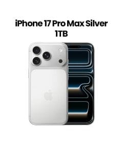 Apple iPhone 17 Pro Max 12GB RAM 1TB Storage 6.9 Inch, Super Retina XDR, Pro-Level Performance - Silver - MFYF4AH/A
