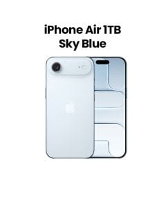 Apple iPhone Air 1TB Storage 6.5 Inch, Slim And Durable Build, Super Retina XDR, Powerful Performance, Water and Dust Resistant - Sky Blue - MG1Q4AH/A