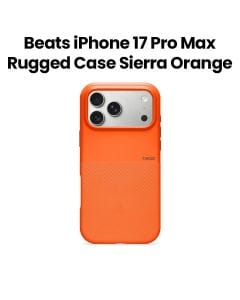 Apple Beats Rugged Case With MagSafe For iPhone 17 Pro Max, Camera Control Protection, Matte Texture With Microfibre Lining - Sierra Orange - MGJC4LL/A