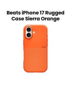 Apple Beats Rugged Case With MagSafe For iPhone 17, Camera Control Compatible, Extra Durable Triple Shot Design - Sierra Orange - MGK14LL/A