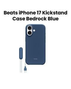 Apple Beats Kickstand Case With MagSafe For iPhone 17, Camera Control, Slim And Lightweight Design, Soft Microfiber Interior - Bedrock Blue - MGTM4LL/A