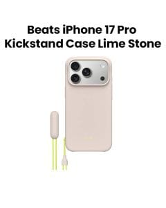 Apple Beats Kickstand Case With MagSafe For iPhone 17 Pro, Camera Control, Slim And Lightweight Design, Soft Microfiber Interior - Lime Stone - MGTN4LL/A