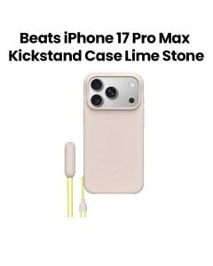 Apple Beats Kickstand Case With MagSafe For iPhone 17 Pro Max, Camera Control, Slim And Lightweight Design, Soft Microfiber Interior - Lime Stone - MGTQ4LL/A