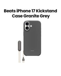 Apple Beats Kickstand Case With MagSafe For iPhone 17, Camera Control, Slim And Lightweight Design, Soft Microfiber Interior - Granite Gray - MGY54LL/A