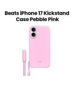 Apple Beats Kickstand Case With MagSafe For iPhone 17, Camera Control, Slim And Lightweight Design, Soft Microfiber Interior - Pebble Pink - MGY64LL/A