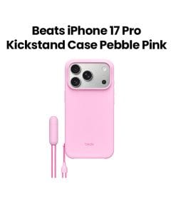 Apple Beats Kickstand Case With MagSafe For iPhone 17 Pro, Camera Control, Slim And Lightweight Design, Soft Microfiber Interior - Pebble Pink - MGY84LL/A